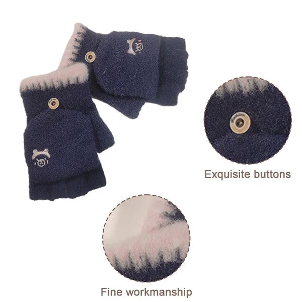 Toddler Infant Vintervotter med Fleecefôret Easy-on Baby Style1 KLB