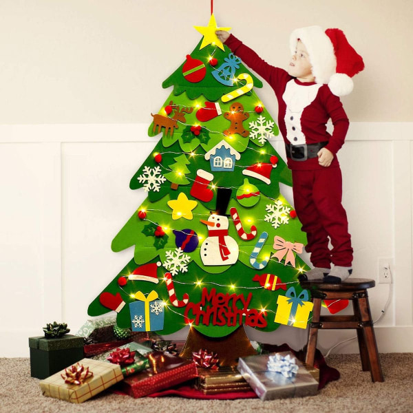 DIY filt juletræ, DIY filt juletræ med 30 KLB