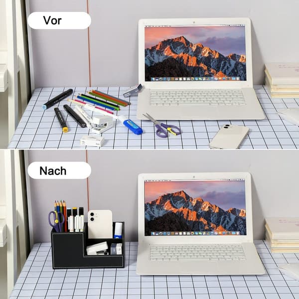 Pen Holder Desk - Kontor Blyantholder Organizer Skrivebord Tilbehør KLB