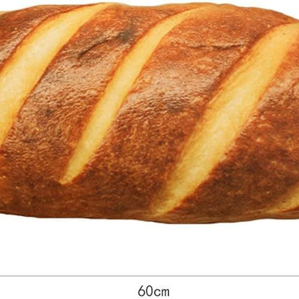 Baguette-pehmolelu, pehmeä ja söpö koristetyyny, 60 cm, KLB