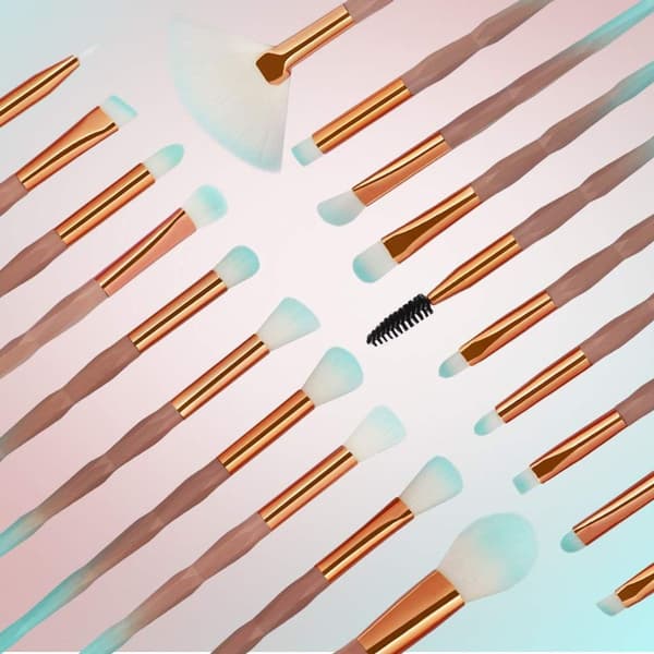 Nincee Makeup Brushes, 20-stykker, Premium Kosmetisk Makeup Brush Set til KLB