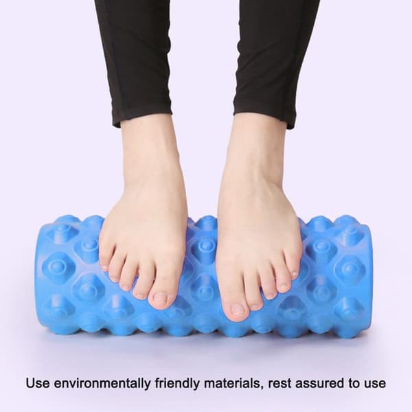 Fascia rollersï¼? Foam Roller Ekstra lang fascia roller 33cm ï¼? Pilates roller fér Blå