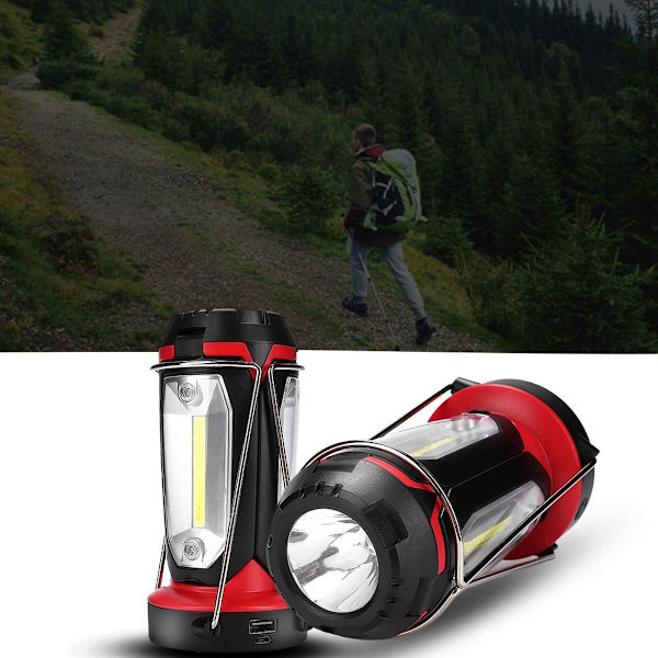 USB Opladnings LED Teltslampe, Bærbar COB Lampe til Camping KLB