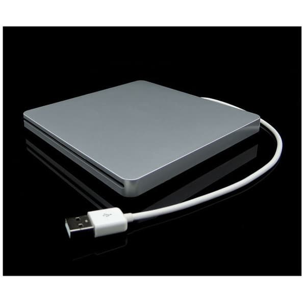 Extern CD DVD-enhet USB 3.0 Milfech Bärbar Slim CD/DVD-RW-brännare med typ