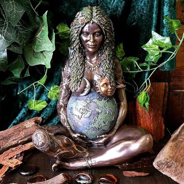 Millennial Gaia Statue, Moder Jord Statue, Moder Jord Gudinde Statue, Moder Jord