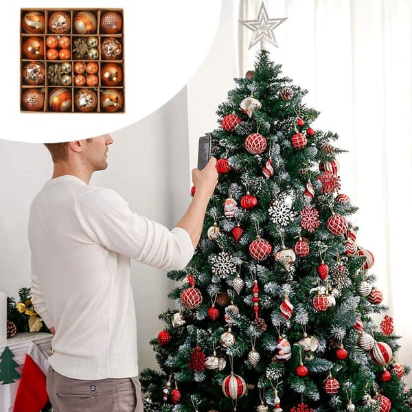 Julekulepynt til tre, stil 1 KLB