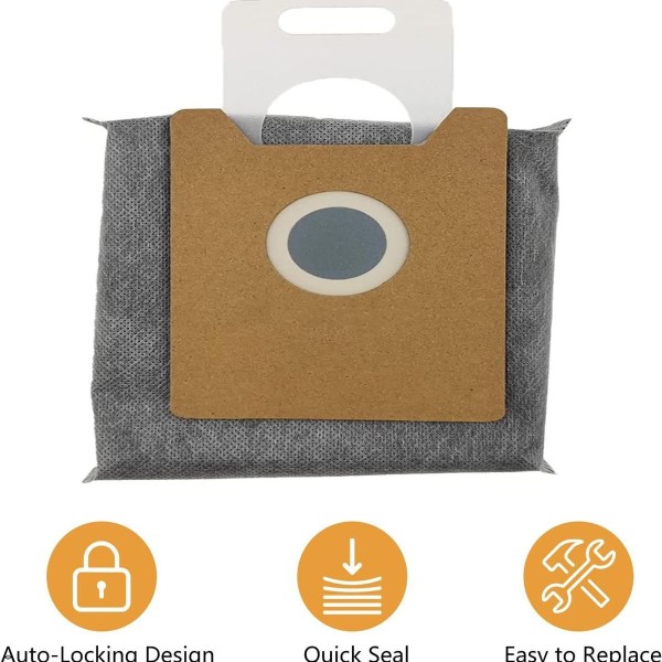Reservedeler støvposer for Eufy G40+ G40 Hybrid+ robotstøvsuger (6 stk.)