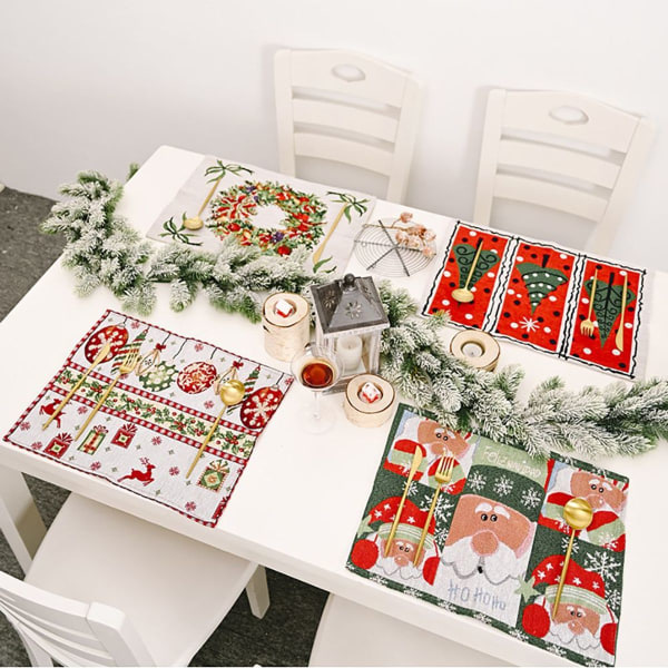 Julbordsunderlägg, printed bordstabletter för KLB