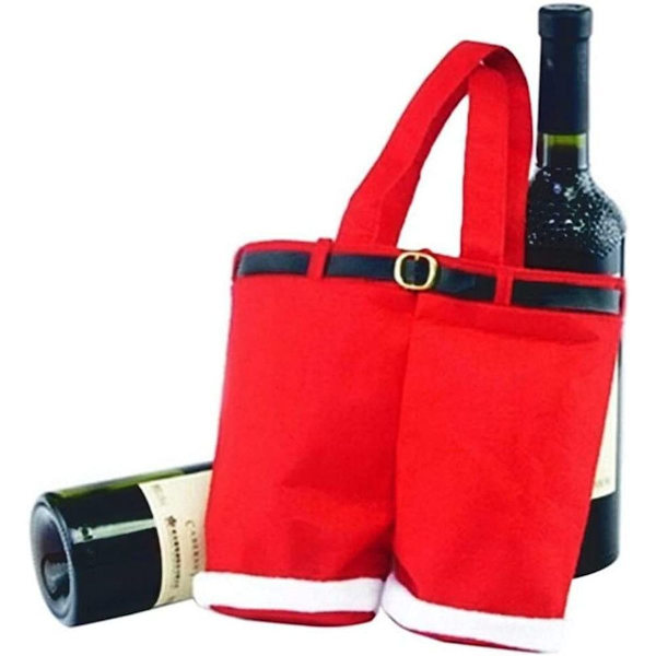 Julevinspose, Santa Claus bukse design vinflaske cover vin KLB