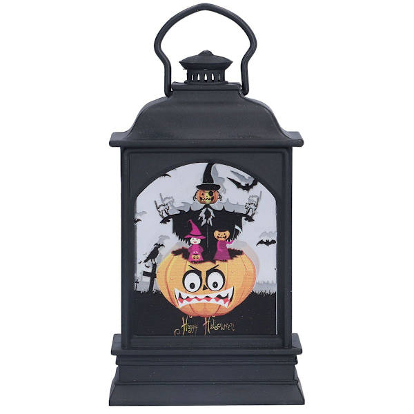 Halloween Deko Kaminlampe Transparente Windlampe KLB