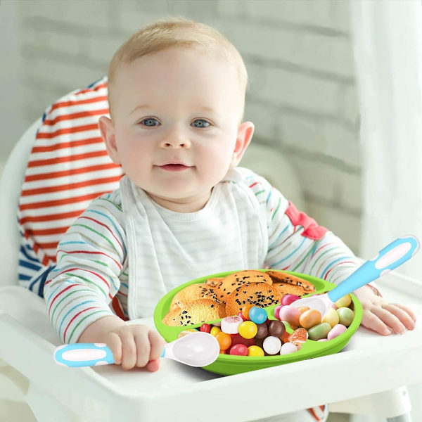 Baby Plate, Silikon halkfri baby placemat för baby, småbarn och barn, KLB