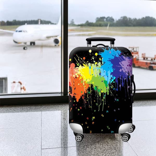 Resväska Skydd Elastiskt Skyddande Tvättbart Bagage Bagage Skydd