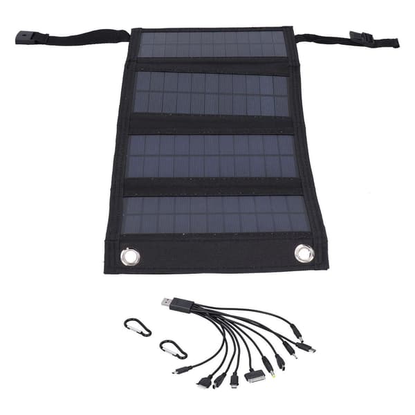 10W Solcellepanel Bærbart Foldbart Solenergi Modul Board KLB