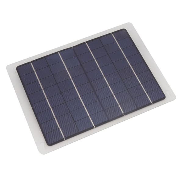 10W Solcellepanel Lader Monokrystallinsk 18V 50A Dual USB KLB