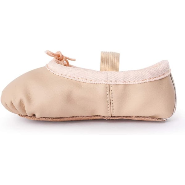 Läderbalettskor Ballerinas Full Sole Dansskor för Flickor Småbarn Kvinnor
