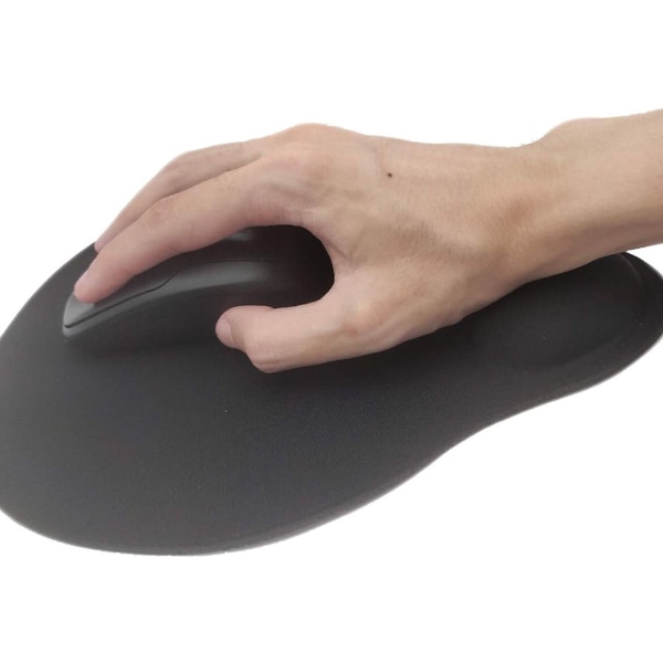 Ergonomisk musmatta med handledsstöd. Gel musmatta med