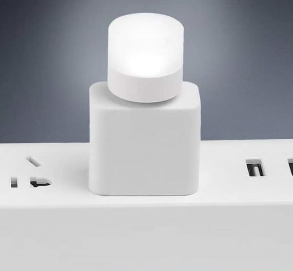 6 stk bærbar USB 5V mini nattlys LED øyebeskyttelse bordlampe