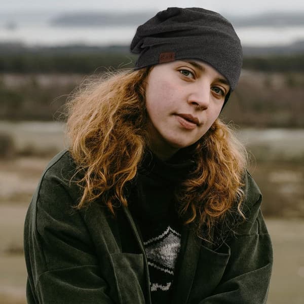 Joomouney Beanie Hat Mænd Kvinder Varm Plys Efterår Vinter Hat Slouch Hatte Blød