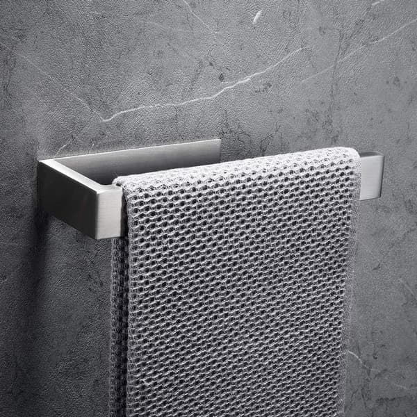 Håndkleholder i rustfritt stål, elegant svart laget av rustfritt stål KLB