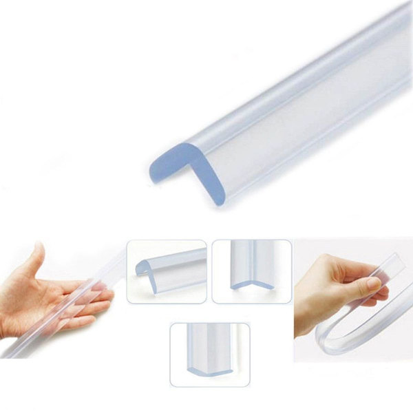 Kantskydd (5 m), transparent kantskydd, hörnskydd för bebisar och barn KLB