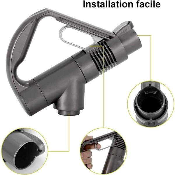 Håndtak kompatibel med Dyson DC29 DC33C DC37 DC19 DC23 DC26 DC32 DC36 DC48 DC52 erstatning
