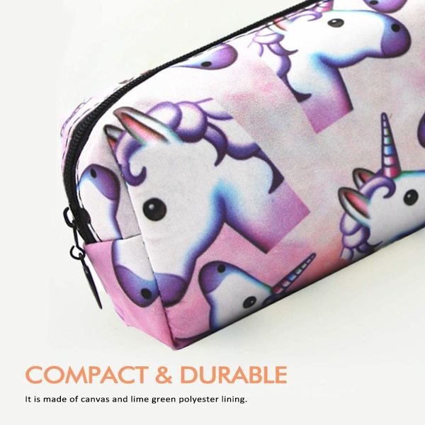 Lærred blyantpose pen taske brevpapir etui makeup form 2 KLB