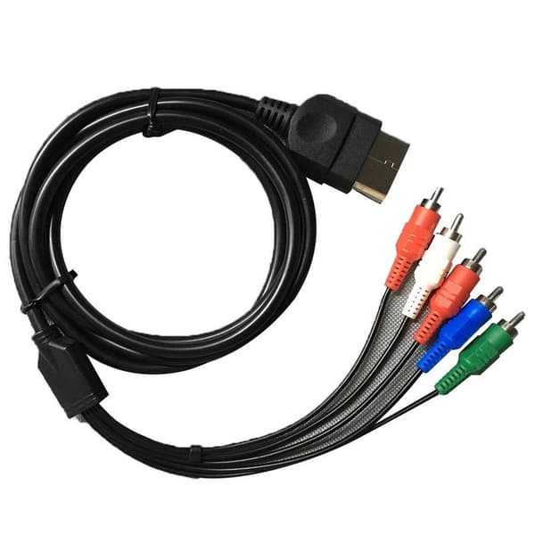 HD-komponent AV-kabel til Playstation 2, 1,8 m AV-komponentkabel til