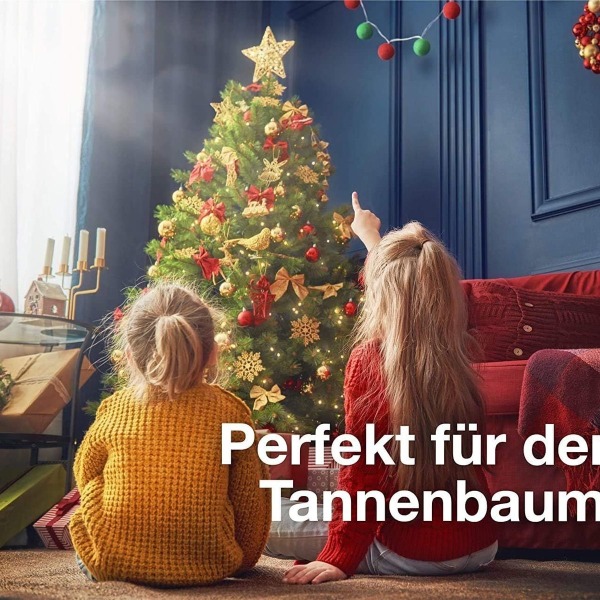 Julgransmatta underlägg filt Julgransfilt Ø 78 cm, vit - KLB