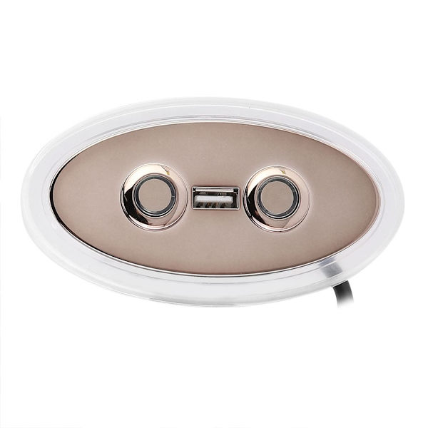 Elektrisk soffa med LED-bakgrundsbelysning, 2-knappars manuell omkopplare KLB