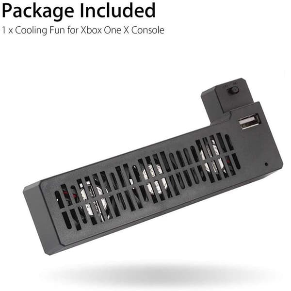 USB-fläkt för Xbox One X-konsol, kylsystem med 3 fläktar och