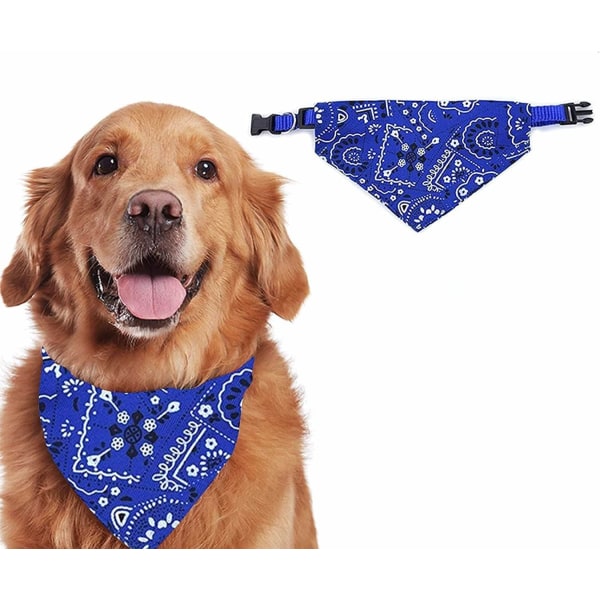 Hundtriangel Haklappar Halsduk, Justerbar Husdjur Bandana, Hund Bandana Krage Jul Husdjur Kläder, Hund Bandana, Hund Halsduk Haklappar(S)