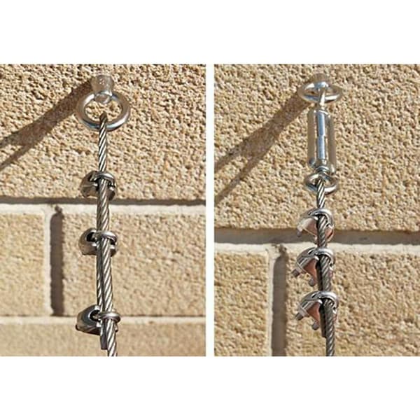 4 stk. M6 x 80mm sekskant forlængerbolt 304 rustfrit stål KLB