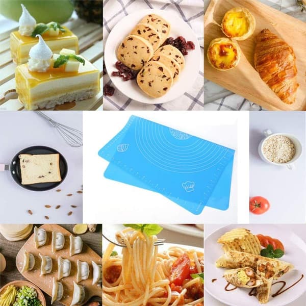 65 x 45 cm bakeunderlag, deigunderlag, kjevleunderlag, non-stick, sklisikkert KLB