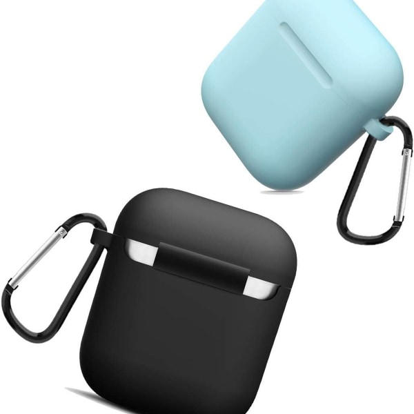 Airpods-skallbeskyttelsesdekselet er kompatibelt med den svarte blå