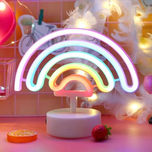 Sød Regnbue Neonlys, Regnbueformet LED-skilt