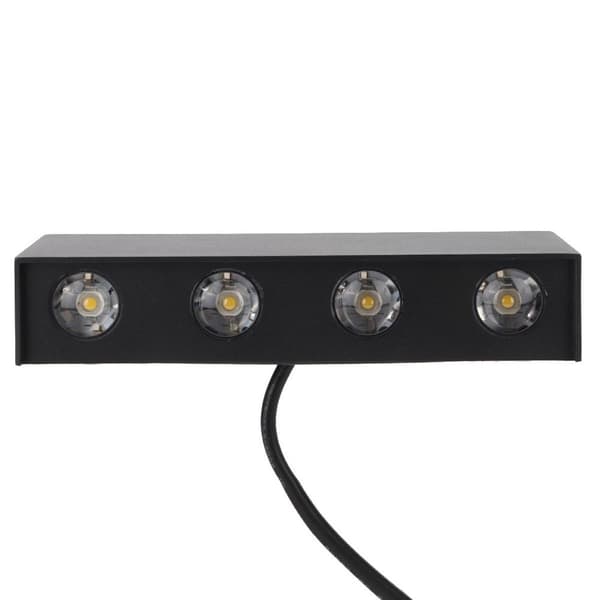 6W enkel rektangulær aluminium LED vegglampe for KLB