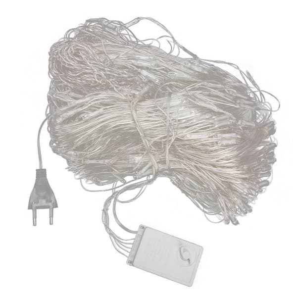 6x4m Juletræ 672LED Netlys med 8 tilstande til KLB