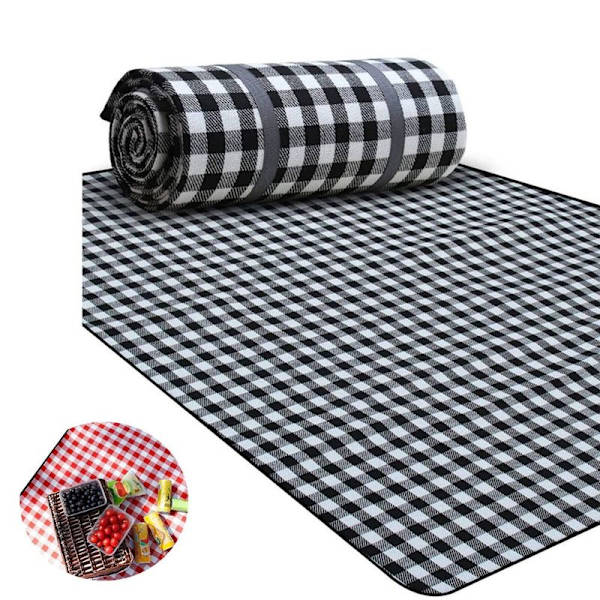 Piknikviltti 200x200CM XXL 2-7 henkilölle vedenpitävä rantamatto