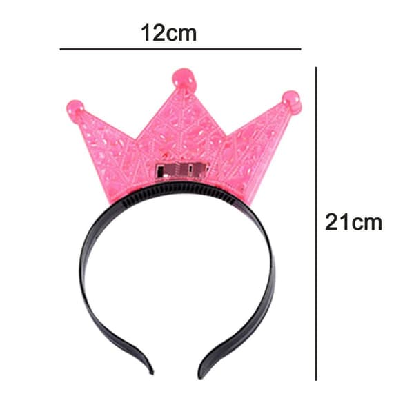 Valaiseva LED-kruunu Tiara Princess -panta KLB