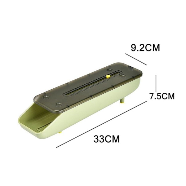 2-pack äggförvaringslåda med automatisk påfyllning, kylskåpslåda (tryckt papper).