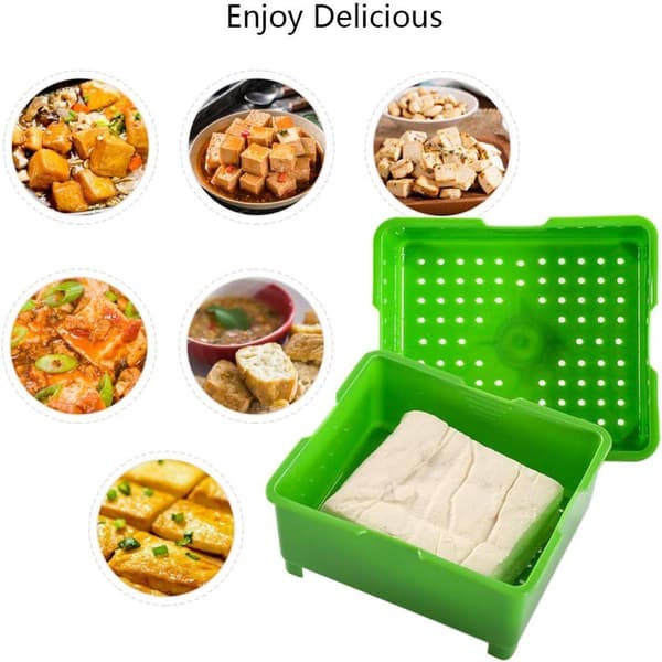 Tofu Press DIY Plastform Soy Transform Hjemmelaget Stilig Press Drain Box
