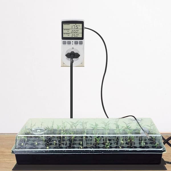 Temperaturkontrolluttak 230V med sensor digital termostatuttak KLB