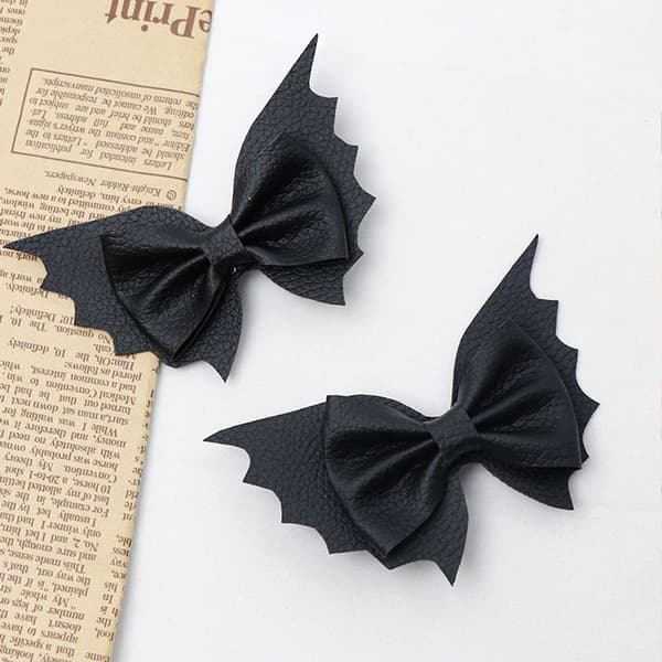 Fladdermus Hårsnoddar för Tonåringar, Flickor och Kvinnor, 4-pack, Halloween