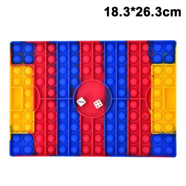 1kpl Game Checkerboard Push Bubble Sensory Toy jalkapallokenttäpaita KLB