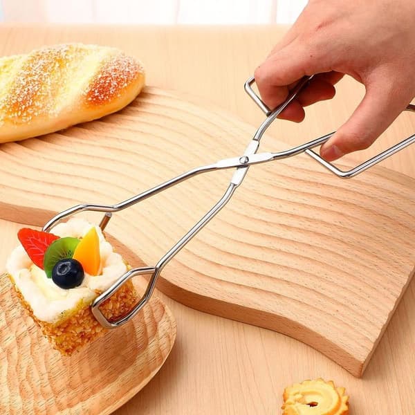 3-pack rostfria matpincetter, sax, matlagning