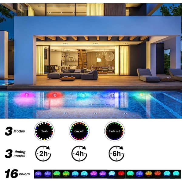 Nedsænket LED-lys, 8,5 cm nedsænket LED-lys