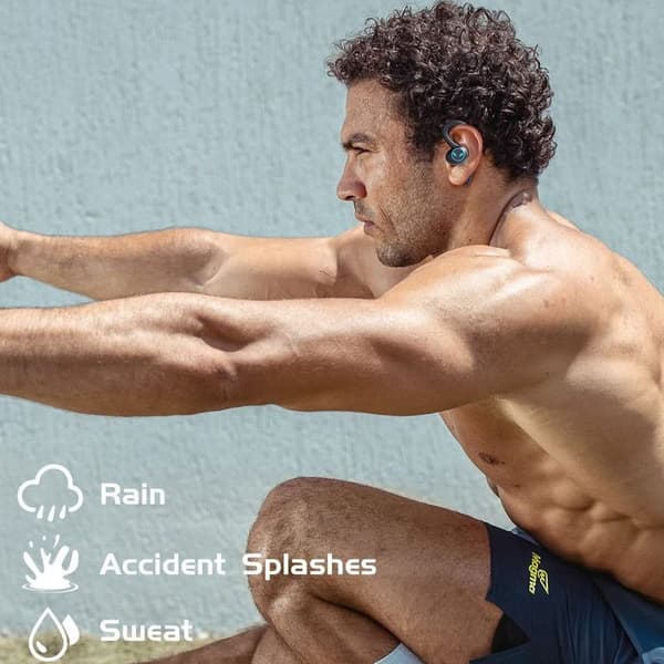 Trådløse ørepropper, Bluetooth-hodetelefoner, sport, over-ear trådløse