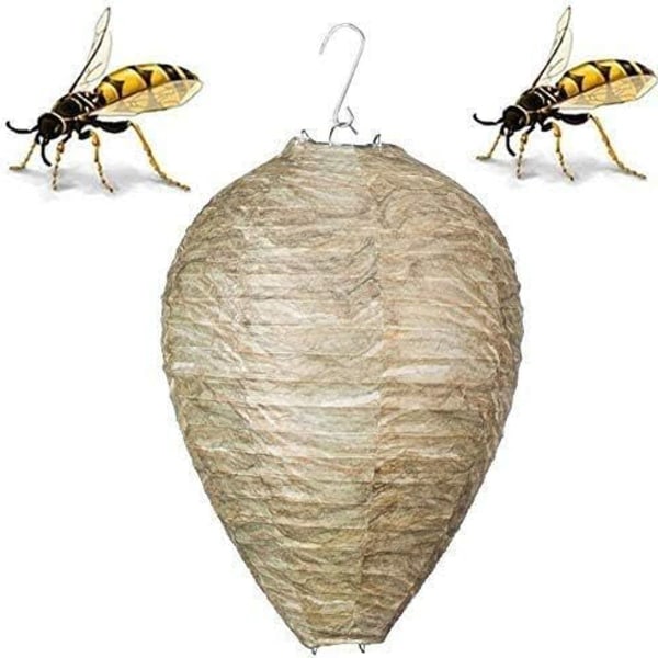 Pakkauksessa 3 ampiaispesäsyöttiä, luonnollinen, turvallinen ripustus, ympäristöystävällinen
