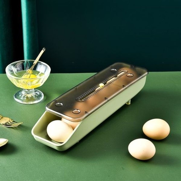 Stykke automatisk fyllende eggoppbevaringsboks Kjøleskap ferskboks (grønn bønne P