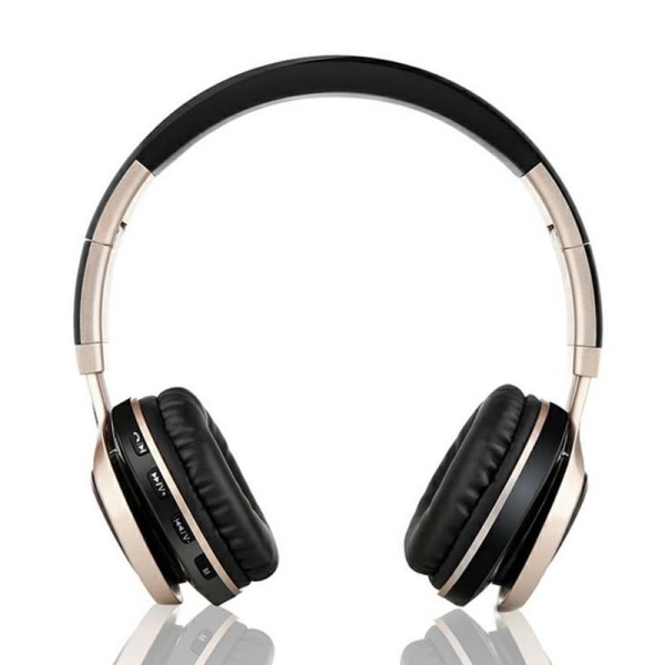 Bluetooth-kuulokkeet, taitettavat, langattomat, kultaiset